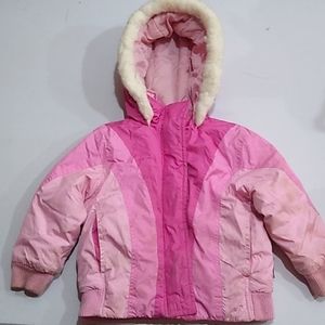 Girls 4 pink winter coat